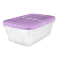 thumbnail image 1 of Sterilite Set Of (2) 11.4  Liter Boxes Lilac, 1 of 5