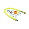 T&S Brass - Gas Hose w/Quick Disconnect, 3/4'' NPT, 36'' Long, Includes Installation Kit