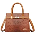 thumbnail image 3 of Bolso de mano de diseño de lujo con estampado de avestruz para mujer, bolsos de hombro de diseñador de marca famosa, bolso cruzado de cuero, bolsos grandes para mujer, 3 of 5