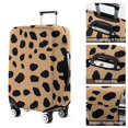 thumbnail image 5 of Brown and Black Of Leopard Print Luggage Cover Fashion Suitcase Cover Baggage Covers Fit 25-28 Inch Luggage (Go Travel), 5 of 5