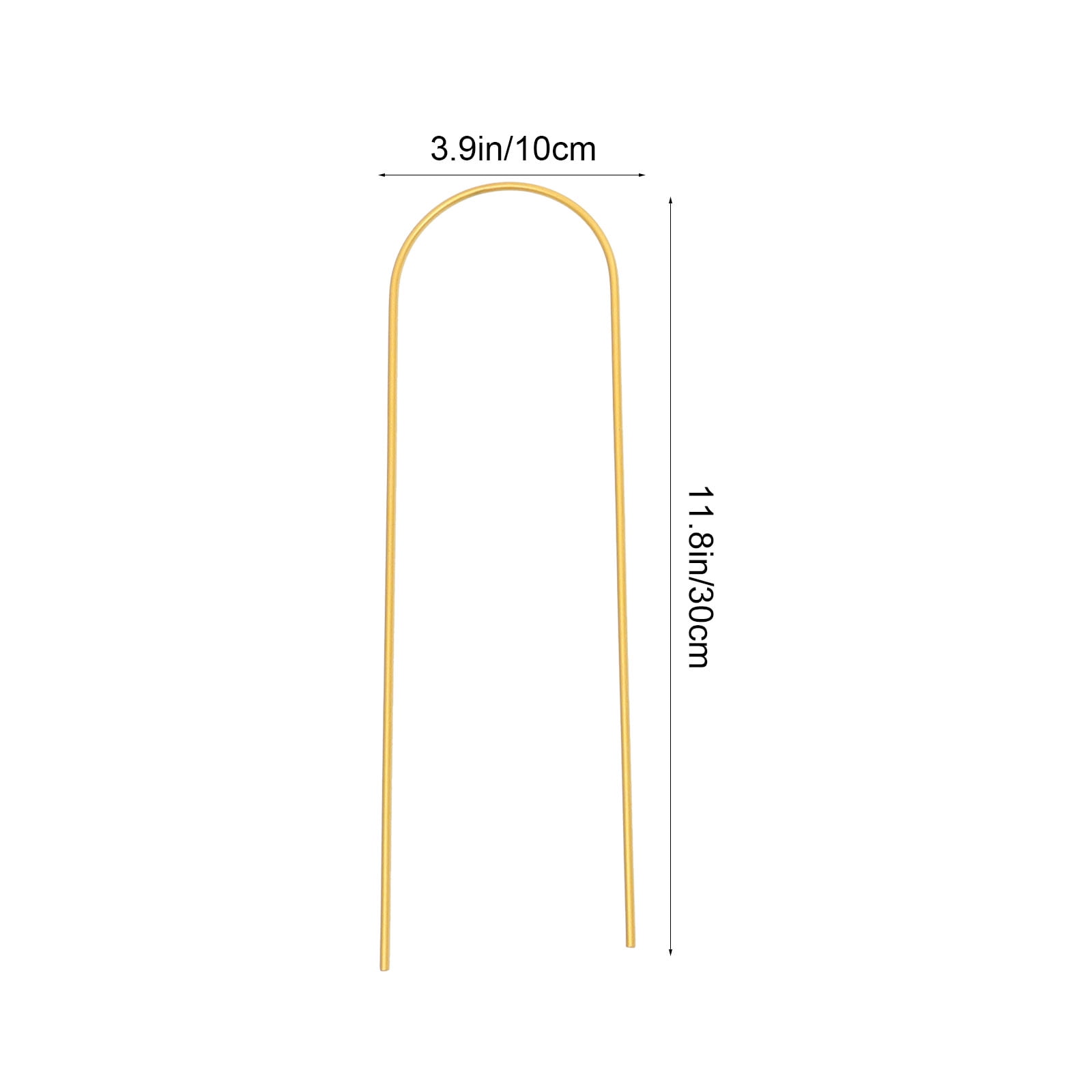 GOOHOCHY Fine Polished Metal Trellis Resistant Indoor Plant Support 6Pcs 11.8x3.9in