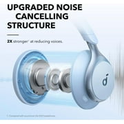 Soundcore by Anker, Space One, Active Noise Cancelling Headphones, 2X Stronger Voice Reduction