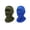 Blue+ Green, variant on 3Pcs Cycling Face Mask Quick Drying Breathable Lightweight Full Face Cover Mask Protector for Outdoor Sports Riding (Gray+ Blue+White)