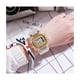 thumbnail image 2 of Reloj Transparente Estilo Retro  Dorado con transparente, 2 of 3