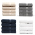 thumbnail image 4 of Authentic Hotel and Spa  Turkish Cotton Bath Towels (Set of 4) Navy, 4 of 5