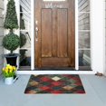 thumbnail image 5 of Yayeee Doormat for Inside 20"x32" Absorbent Low-Profile Washable Non-Slip Rubber Backed Entryway Rug, Dark Tartan Pattern, 5 of 8