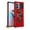 Red, variant on For Nokia C300 Hybrid Magnetic Car Mount with Ring Kickstand Stand Holder Dual Layer Armor Protective [Military Grade] Phone Case Cover by Xpression - Black