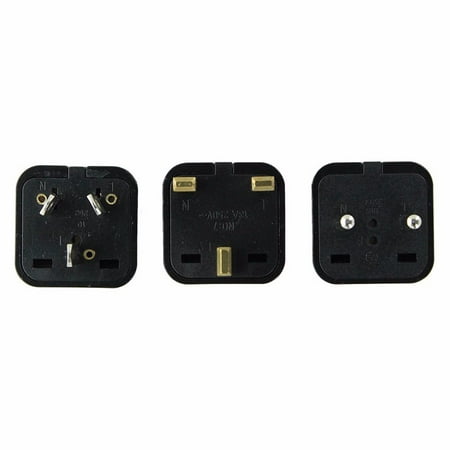 International Electricity Travel Adapter Plug Set Kit UK EU CHINA ISR HK