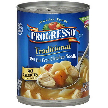 Progresso Traditional Chicken Noodle Soup, 19 oz (Pack of 12) - Walmart.com