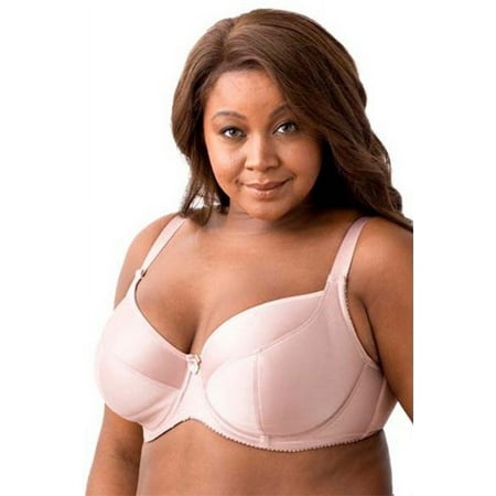 Elila Women s Simple Curves Underwire Bra Color: Dusty Rose Size: 42 F