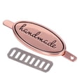 thumbnail image 4 of Metal Handmade Tag Labels, Hand Made Labels Hand Made Labels Multiple Colors Available Environmentally Friendly Exquisite Tag DIY Bag Label for DIY Bags Wallets, 4 of 7