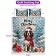 thumbnail image 5 of Merry Christmas English Springer Spaniel Enjoys Woofmas Winter Xmas Holiday Quilt Bedding Set Springers Dog Lover Gifts 1 Blanket Bed Cover 2 Pillowcases - 02022, 5 of 5