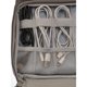 thumbnail image 3 of Bolsa de viaje para accesorios, bolso portátil para almacenamiento de suministros digitales y cables USB, cargador, organizador de gadgets, kit de cosméticos, con cremallera, 3 of 4