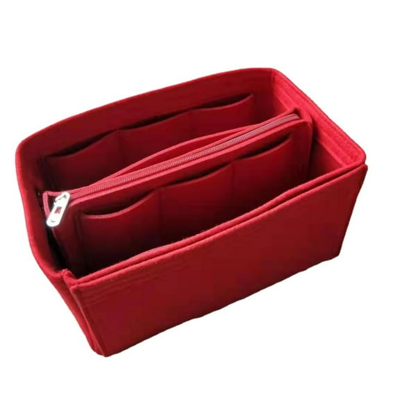 Purse Organizer Insert, Felt Bag organizer with zipper, Handbag & Tote Shaper, For Speedy Tote - Farbe:Verrotten