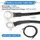 thumbnail image 3 of 1 Pc Cable Inversor de Batería 10 AWG Gauge 5FT 3/8" Lug 5/16" Lug Cable de Batería Universal para Automóvil Vehículo Barco RV Solar Cobre Estañado Negro, 3 of 7