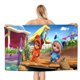 thumbnail image 1 of Dave y Ava Toalla de playa de secado rápido con diseño temático, regalo para mujeres y niñas, ideal para cumpleaños, fans, amantes de la música, uso en la playa o al aire libre, 78 × 150 cm, 1 of 6