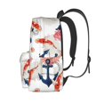 thumbnail image 3 of Disketp Koi Fish And Corals Mochila Escolar de Gran Capacidad y Peso Ligero, Mochila de Viaje Ideal para Escuela, Trabajo y Uso Diario, Cómoda y con Estilo, 3 of 8
