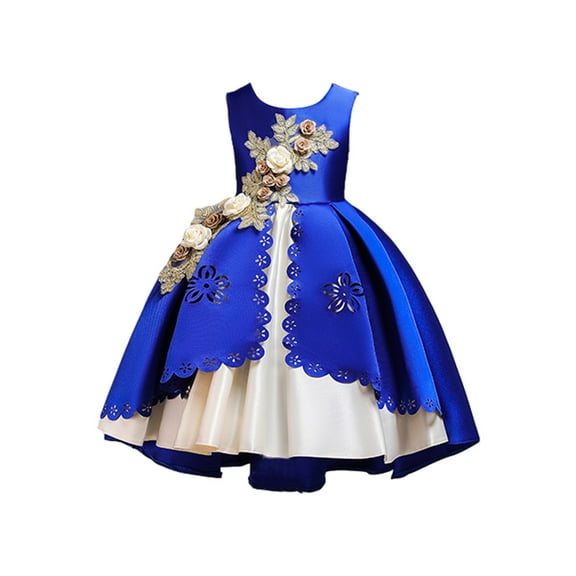 Elainilye Fashion Girls Party Dress Princess Pageant Dress for Wedding Party Fancy Ball Gown, Sizes 3-12 Years