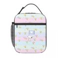 thumbnail image 3 of Bolsa de almuerzo con aislamiento térmico personalizada con diseño de Charlie Brown y hojas rastrilladas, lonchera reutilizable para mujeres, bolsas de mano para guardar alimentos para niños, 3 of 5