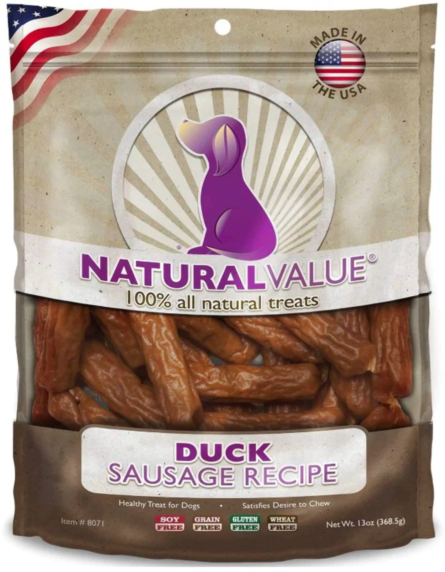 Loving Pets Natural Value Sausages Dog Treats Chicken 13 oz Walmart