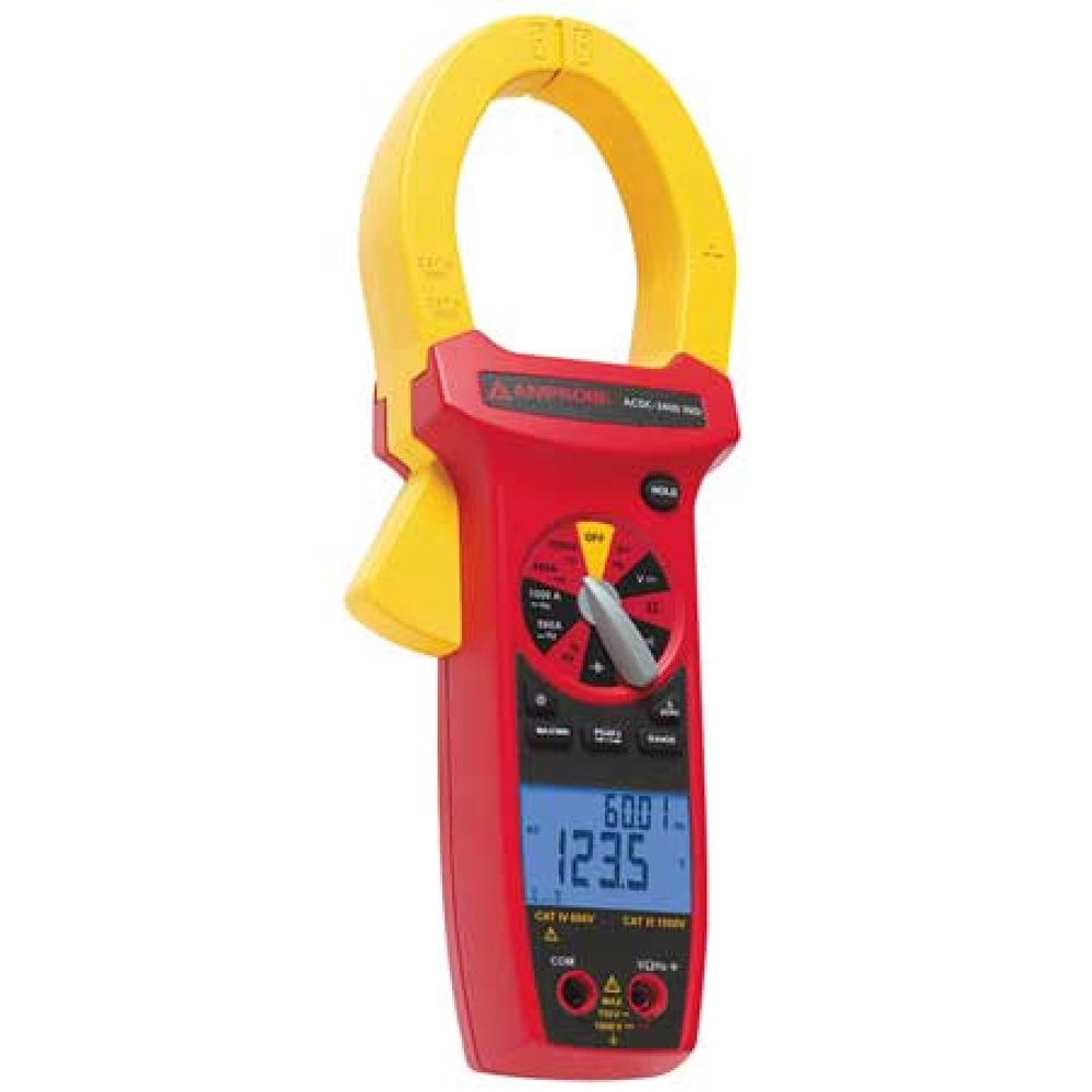 AMPROBE ACDC3400 IND Digital Clamp Meter,1000A,750V,TRMS
