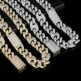 thumbnail image 3 of Solid Thick Miami Cuban Link Necklace, Extra Shiny Hip Hop Cuban Chain for Men, Width 20mm Big Iced Out Mens Cuban Link Chain , 16-24 Inches - Gift Box Included, 3 of 9
