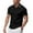 045 Black, variant on Fanxing Mens Golf Shirts Big And Tall Black Moisture Wicking Golf Shirt Fashion Casual Collared T-Shirt S