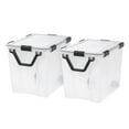 thumbnail image 2 of IRIS 103 Qt Storage Box with Gasket Seal Lid- Heavy Duty Moving Containers with Tight Latch, 2Pk, 2 of 9