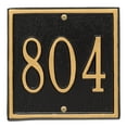 thumbnail image 1 of Plaque Carrée Personnalisée -Petite - Murale - 1-Ligne-2109BG-Noir / Or, 1 of 1