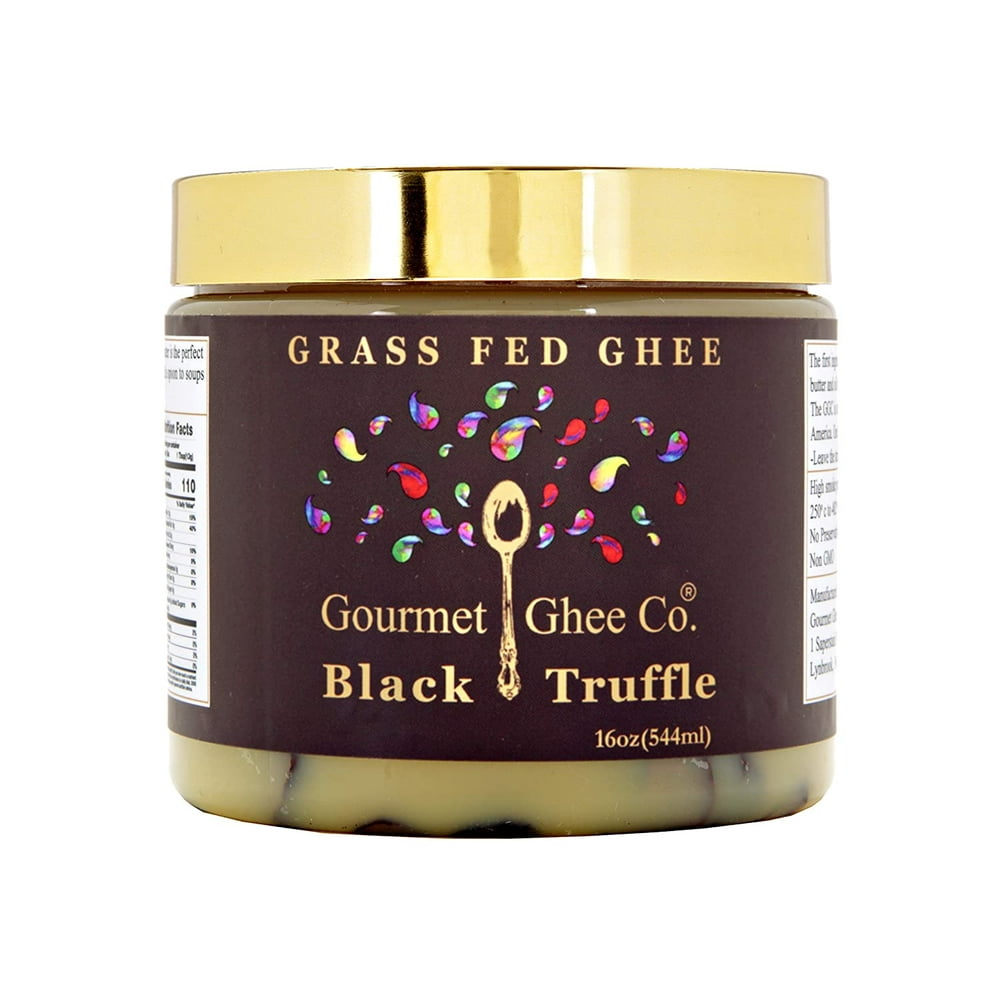 Black Truffle Ghee Butter By The Gourmet Ghee Company. Whole Black