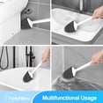 thumbnail image 5 of TidyBliss Silicone RV Toilet Brush and Holder Set for Camper (White), 5 of 8