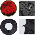 thumbnail image 4 of Dinosaur T-Rex Park Spare Tire Covers Universal Polyester Wheel Cover with Elastic Band Universal Fit for Jeep Trailer Truck Camper Vehicles (15 Fit 27-29 Inch Tire Diameter), 4 of 7