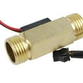 thumbnail image 2 of 5X 1/2PT Water Flow Sensor Switch Control Meter Flowmeter 1.5-30L/Min, 2 of 8