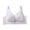 Purple, variant on Womens Bra,Summer Plus Size Bra,Womens Lace-free Thin Cups Side-folded Breasts Big Breasts And Small Underwear,Mint Green,S