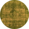thumbnail image 1 of Ahgly Company Indoor Round Oriental Orange Industrial Area Rugs, 8' Round, 1 of 4