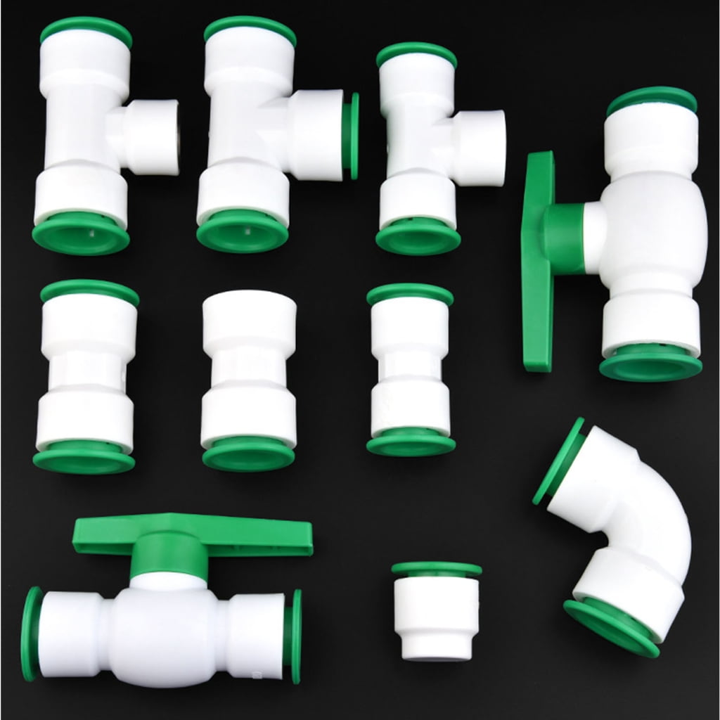 PPRWater Pipe Quick Connector No Welding 20/25PE Hot/Cold Water Pipes Fittings