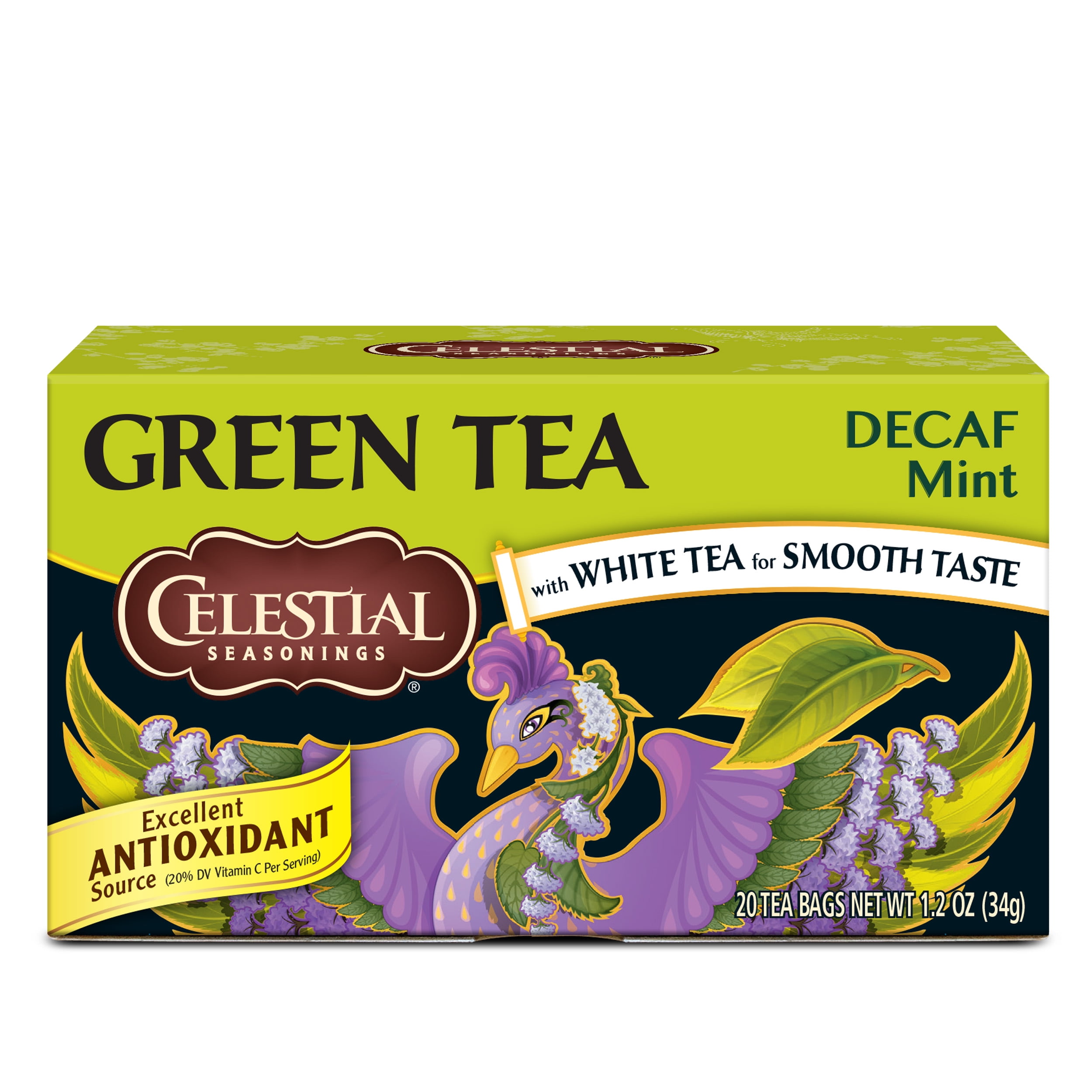 Celestial Seasonings Decaf Mint Green Tea, 20 Ct Tea Bags