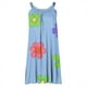 thumbnail image 4 of Vestidos de Verano Lindos para las Mujeres Que Imprimen Vestido de Sol Suelto con Cuello en V, sin Mangas con Bolsillos para el Uso Informal, 4 of 5