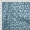 thumbnail image 4 of Soimoi Animal Skin Print,Cotton Poplin Sewing Fabric Sold By The Yard- 42 Inch Widesewing Craft Quilting/ Quilt Making Fabric - Blue, 4 of 5