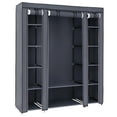 thumbnail image 2 of New Design Portable Closet Wardrobe Clothes Rack Storage Organizer Shelf Durable, 2 of 7