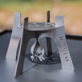 thumbnail image 3 of Miangastore Réchaud de Camping Portable avec Structure Robuste Résistant aux Hautes Températures Argent 7.87 x 7.87 Pouces, 3 of 9