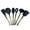 Wood Handles with Silver Trims, variant on JS Gourmet 6 Pcs Kitchen Utensils Set, Heat Resistant Nylon Cooking Spoons Set for Nonstick Cookware