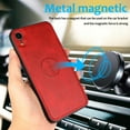 thumbnail image 5 of iPhone XR Case with Card Slots, Allytech Support Magnetic Car Mount Detachable Case with Lanyard Wallet Vegan Leather Shockproof Stand Case for iPhone XR 2018(6.1"), Red, 5 of 8