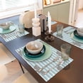 thumbnail image 6 of Placemats Set Of 4 / 6, Striped Cartoon Cute Shark Placemats For Dining Table Indoor/Outdoors Heat Resistant Washable Placemats 18" X 12", 6 of 8