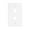 2 Port, variant on iwillink 1 Port Keystone Jack Wall Plate 10-Pack, Low Profile Ethernet Wall Plate Single Gang Wall Plates for Keystone Jack, White