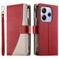 thumbnail image 1 of Funda cartera GANGXUN para Xiaomi Redmi Note 14 4G , cuero PU con tarjetero, cremallera, correa de mano, soporte y protección 1277°, 1 of 6