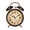 B, variant on YAMB Vintage Double Chime Alarm Clock, 6.69 x 4.92in Silent Non-Ticking Metal Desk Clock, Noisy Alarm for Heavy Sleepers, Freestanding Decorative Clock for Bedroom Office Home