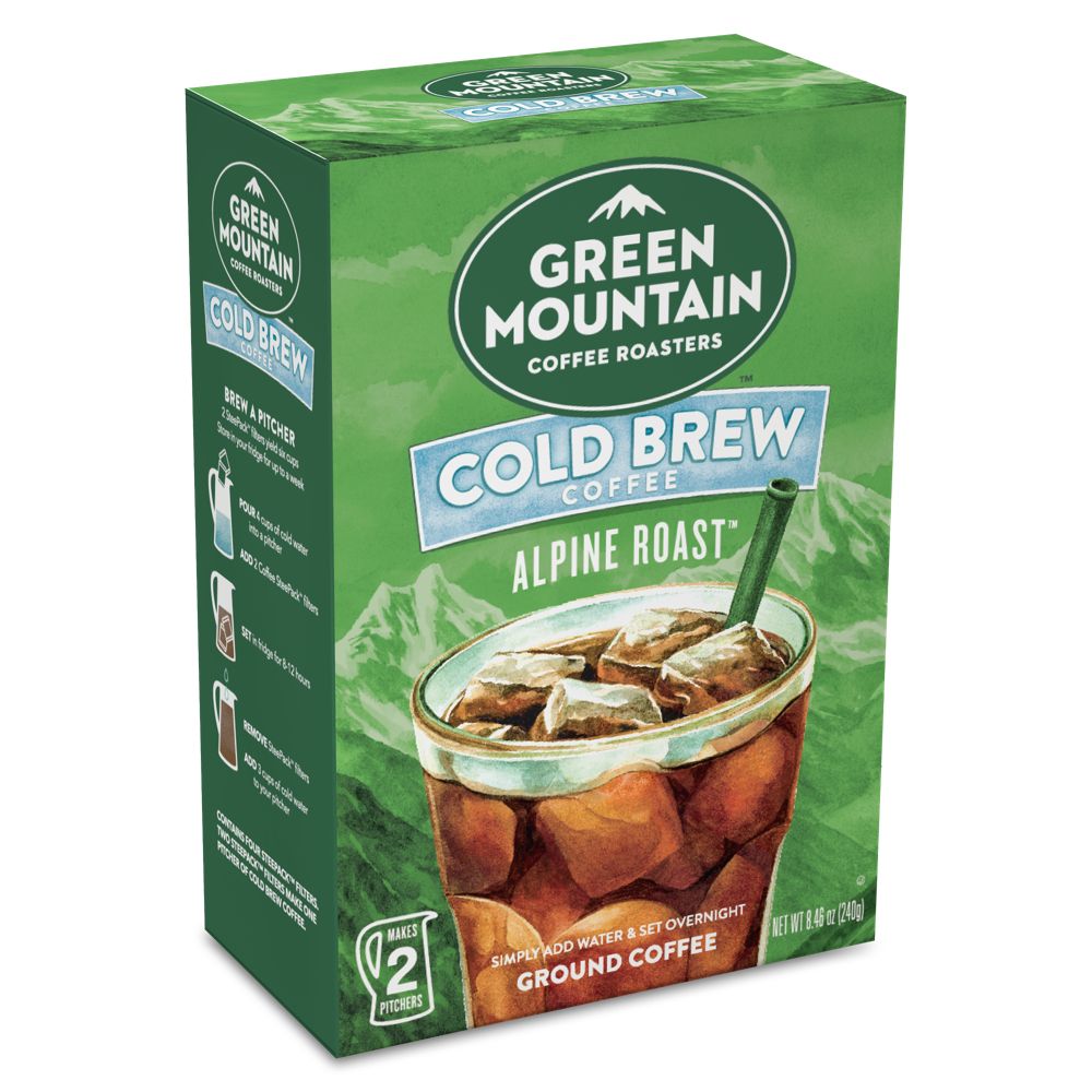 Alpine Roast Cold Brew Coffee Medium Roast Cold Brew 2 pk.