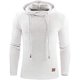 thumbnail image 1 of Xishao Sudadera con Capucha para Hombre, con Estampado Degradado, Ropa Deportiva para Diario, Básica, Informal, De Gran Tamaño, Gris Y Blanco Whtie C CH Whtie C CH Xishao ropa, 1 of 2