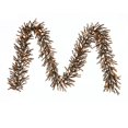 thumbnail image 1 of Vickerman 9' Chocolate Artificial Christmas Garland with 50 Clear Lights, 1 of 1